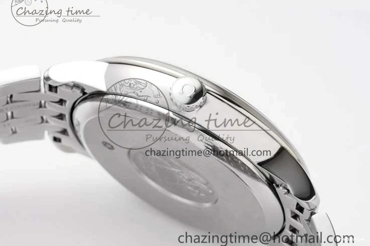 0301 De Ville SS DIWF 1:1 Best Edition Light Blue Dial SS Markers on SS Bracelet MIYOTA TopPick 7850